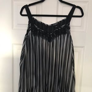 Tank Top with Lace Embellishments